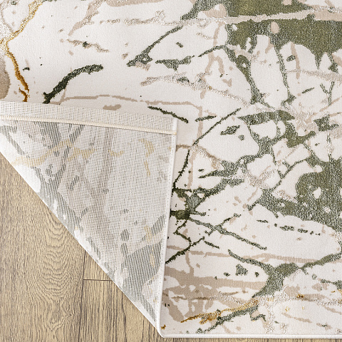 Турецкий прямой кремовый ковер rich mz29a